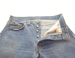 リーバイス LEVI'S 70's 501 66後期 70s ボタン裏6 ポケット裏チェーン 赤耳 セルビッジ デニム ブルー 34/34 103MB-526
