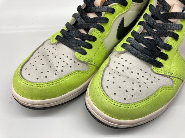 ナイキ NIKE 22年製 AIR JORDAN 1 RETRO HIGH OG VOLT エア ジョーダン レトロ ハイ ボルト AJ1 シューズ 白 黄 555088-702 メンズ靴 スニーカー イエロー 28cm 104S-1007