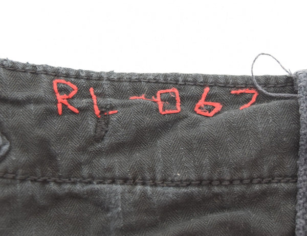 ラルフローレン RalphLauren 90s ボンテージギミックカーゴパンツ 90's マルチポケット ヘリンボーンツイル Y2K カーゴパンツ ブラック 38/32 103MB-565