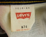 リーバイス LEVI'S 90s 復刻ビッグE ストレート デニムパンツ 青 503BXX デニム ブルー W34 103MB-274