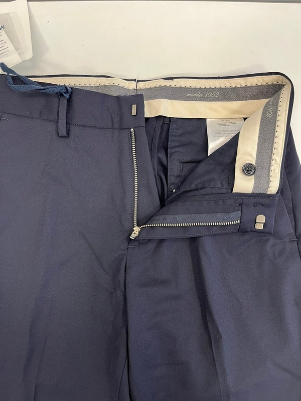 モンクレール MONCLER ウール スラックス  パンツ トラウザー 紺 F109P2A70200 スラックス ネイビー サイズ44 101MB-732