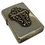 【曜日割引対象外】 【中古】ジッポー ZIPPO STERLING 1999年製 USA製 オイルライター クロス メンズジュエリー・アクセサリー その他 シルバー 201goods-746 VB