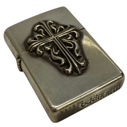 【曜日割引対象外】 【中古】ジッポー ZIPPO STERLING 1999年製 USA製 オイルライター クロス メンズジュエリー・アクセサリー その他 シルバー 201goods-746 VB