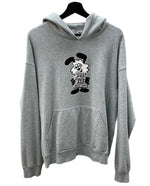 ブラックアイパッチ BlackEyePatch × VERDY ベルディ VICK OG LABEL HOODIE ヴィック オージー ラベル フーディ 灰 パーカ ロゴ グレー XLサイズ 104MT-1647