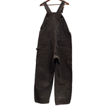 【曜日割引対象外】 カーハート Carhartt 15年製 ダブルニー オーバーオール つなぎ・オーバーオール ブラウン 40×30サイズ 201MB-1192 VB