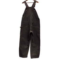 【曜日割引対象外】 カーハート Carhartt 15年製 ダブルニー オーバーオール つなぎ・オーバーオール ブラウン 40×30サイズ 201MB-1192 VB