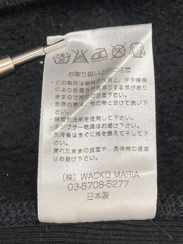 ワコマリア WACKO MARIA ×NECK FACE ネックフェイス GUILTY PARTIES スウェット フーディ パーカー 黒 パーカ プリント ブラック Sサイズ 104MT-2229
