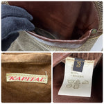 【曜日割引対象外】 キャピタル KAPITAL カシドス ウール ツイード ジャケット レザー ジャケット ベージュ 3サイズ 201MT-3684 VB