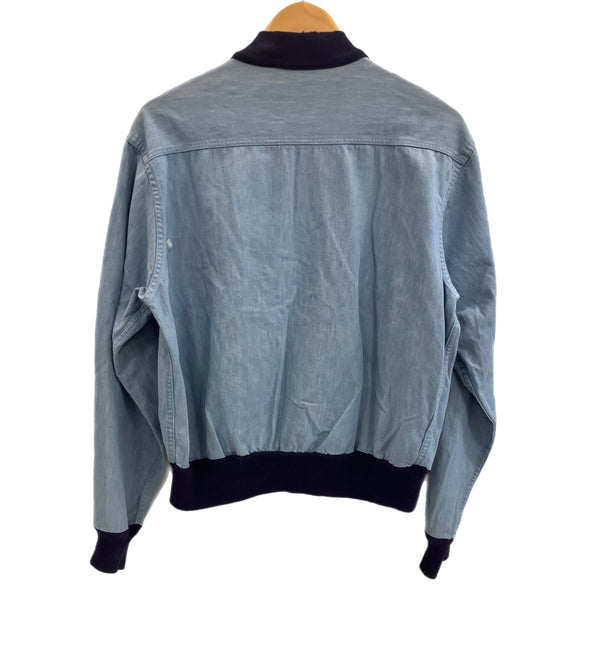 ヴィンテージ vintage 60's 60年代 HERCULES Outerwear by Sears タグ シアーズ ヘラクレス ストア系  SERVAL ZIP コットンジャケット ブルゾン タンカー ボンバージャケット シャンブレー 44 ジャケット ブルー Mサイズ 101MT-4120