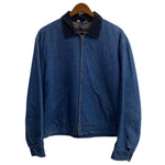 【曜日割引対象外】 ヴィンテージ vintage 50's~60's デニムカバーオール 襟コーデュロイ TALON zip ジャケット ブルー 42サイズ 201MT-3576 VB