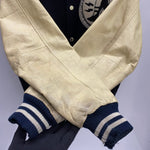 【曜日割引対象外】 ヒステリックグラマー HYSTERIC GLAMOUR 80's HYSTERIC ET-VOUS Wool Leather Varsity Jacket ジャケット ブラック 1サイズ 201MT-4605 VB