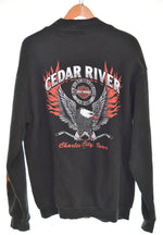 ハーレーダビッドソン HARLEY DAVIDSON  fade flame pattern zip ジップパーカー フレイム 炎 ファイヤー  ジャケット ブラック 103MT-3315