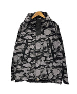 ア ベイシング エイプ A BATHING APE BAPE 総柄 マウンテンパーカー フーデッド ジップアップ ジャケット 001LJE301013X ジャケット マルチカラー Lサイズ 101MT-5301