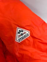 ピレネックス Pyrenex MARGAUX Down Jacket マルゴー ジップアップダウンジャケット ダウンコート  朱色系 ビビッドカラー フード付き HWM001 ジャケット サイズ36 101LT-152