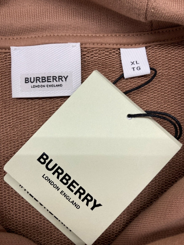 バーバリー Burberry Pullover Hoodie プル オーバー パーカー フーディー フロントロゴ CAMEL キャメル BROWN 茶色 8055317 XL パーカ プリント ベージュ 104MT-494