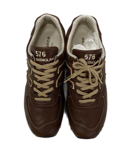 ニューバランス new balance LM576NB Made In England レザー LM576NB メンズ靴 スニーカー ロゴ ブラウン 9 1/2cm 201-shoes786
