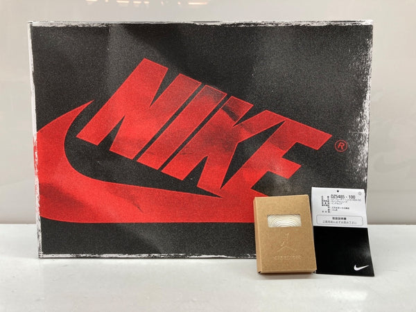 ナイキ NIKE 24年製 AIR JORDAN 1 HI OG RARE AIR エア ジョーダン ハイ レア エア AJ1 バスケ シューズ 白 青 DZ5485-100 メンズ靴 スニーカー ブルー 29cm 104S-869