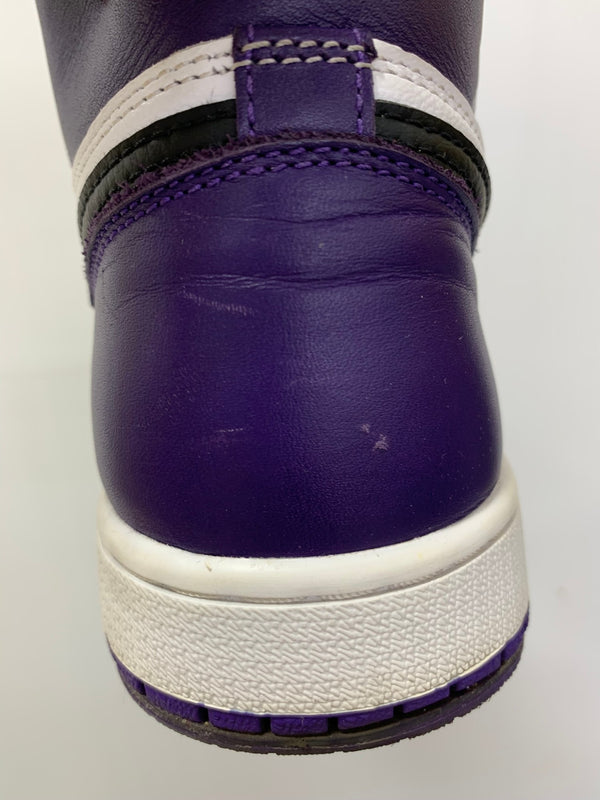 ナイキ NIKE エアジョーダン1 レトロ ハイ OG コートパープル ホワイトブラック  2020 Air Jordan 1 Retro High OG Court Purple White/Black 555088-500  メンズ靴 スニーカー パープル 27cmサイズ 201-shoes1281