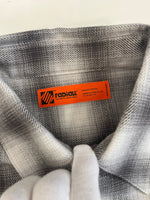 ラディアル RADIALL 25SS EL CAMINO - REGULAR COLLARED SHIRT L/S ネルシャツ 黒×白 チェック柄 RAD-25SS-SH006 XL 長袖シャツ マルチカラー 101MT-5148