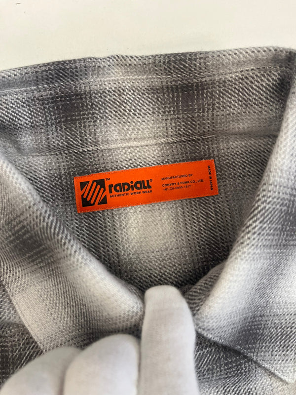 ラディアル RADIALL 25SS EL CAMINO - REGULAR COLLARED SHIRT L/S ネルシャツ 黒×白 チェック柄 RAD-25SS-SH006 XL 長袖シャツ マルチカラー 101MT-5148