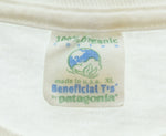 パタゴニア PATAGONIA 90s Organic cotton Benefical T's Made in USA 90's ベネフィシャルT USA製 ロンT ホワイト LLサイズ 103MT-3218
