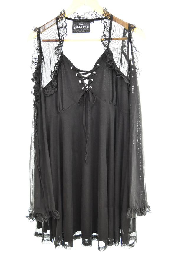 キルスター  KILLSTAR レース ゴシック ワンピース ゴスロリ 地雷  ワンピース ブラック Mサイズ 103LT-149