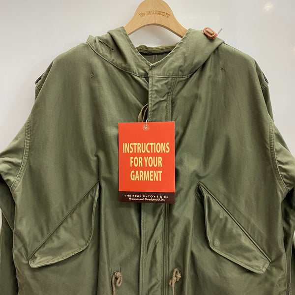 【曜日割引対象外】 ザリアルマッコイズ The REAL McCOY'S モッズコート M-1951 フィールド パーカー タグ付き ジャケット カーキ Mサイズ 201MT-4571 VB