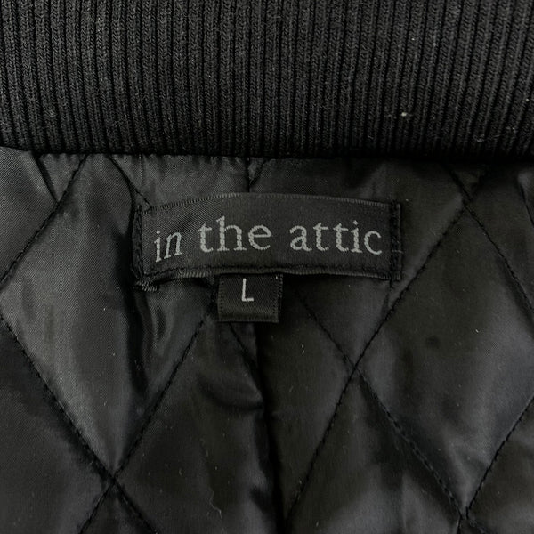 インジアティック in the attic お兄系 ファイヤーマンジャケット ファーコート 129-1019 ブラック Lサイズ 201MT-4645