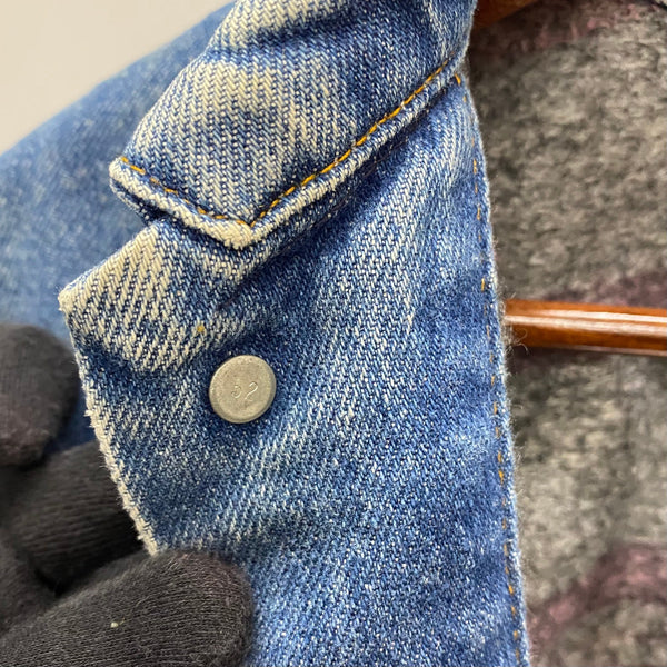 【曜日割引対象外】 リーバイス Levi's 70's 71205-0317 USA製 ブランケットライナー ジャケット ブルー 42Lサイズ 201MT-4465 VB