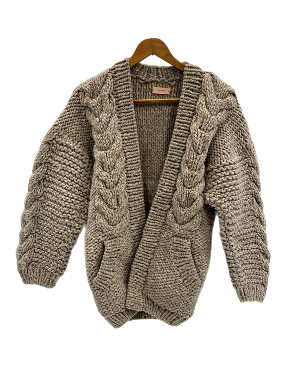 トゥデイフル TODAYFUL ケーブルハンドニットカーディガン ウール　ニット 11820518 カーディガン ベージュ サイズ38 101LT-231