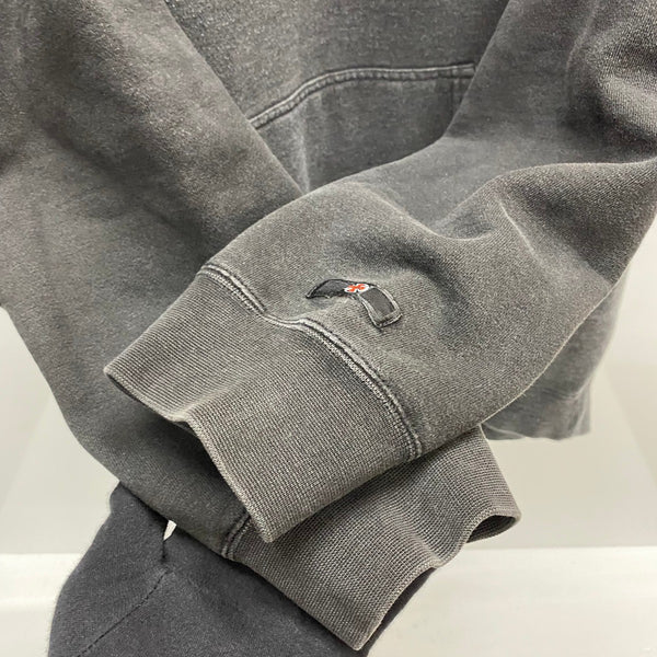 【曜日割引対象外】 インディペンデント INDEPENDENT 90's~ ラグランスウェットパーカ 2トーン パーカ ブラック XLサイズ 201MT-4673 VB