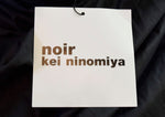 ノワール  ケイ ニノミヤ noir kei ninomiya フリル ノースリーブ ダウン キャミソール ドレス ワンピース 黒 3H-A006-051-1-2 ワンピース ブラック Sサイズ 103LT-49