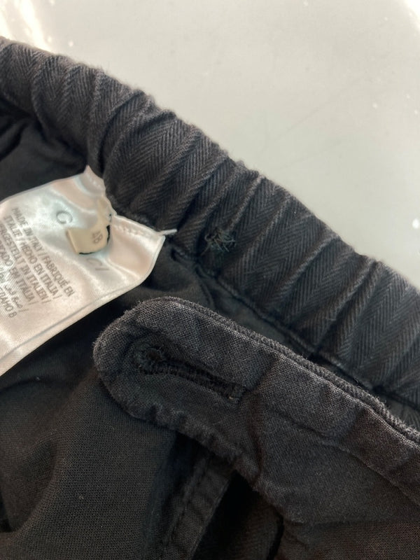 グッチ GUCCI CARGO PANTS カーゴ パンツ ボタンフライ ロゴパッチ ジョガー ズボン 黒 ロゴ カーゴパンツ ブラック サイズ 48 104MB-385