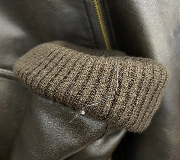 アイリーン ILEAN 2WAY VOLUME FLIGHT JACKET フェイクファーレザー ジャケット ブラウン 2サイズ 201MT-4846