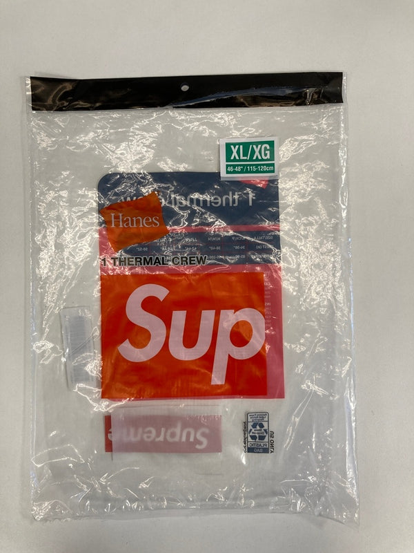 シュプリーム SUPREME Hanes ヘインズ 骨サーマル リアルツリー ツリーカモ XL ロンT カーキ LLサイズ 101MT-3929