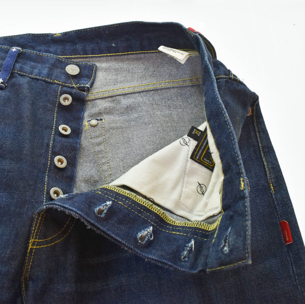 ダブルタップス WTAPS DAZED AND CONFUSED ストレート デニムパンツ 092LTDT-PTM02 デニム ブルー Mサイズ 103MB-615