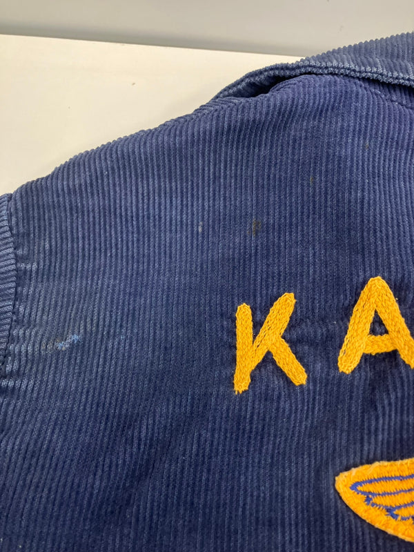 ヴィンテージ vintage 60's 60年代 FFAジャケット ファーマーズジャケット KANSAS LINN TALON ZIP 刺繍 - ジャケット ネイビー 101MT-4176