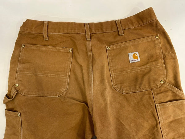 カーハート Carhartt DOUBLE FRONT WORK DUNGAREE ダブル フロント ワーク ダンガリー ペインターパンツ B01BRN チノパン ブラウン W36×L32 101MB-625