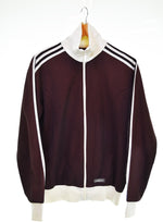 アディダス adidas 90s トラックジャケット ジャージ  袖ライン ジャケット ブラウン Lサイズ 103MT-3030