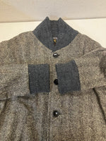 ウールリッチ WOOLRICH × KING-O-WEAR キングオーウェア ヘリンボーン ツイードブルゾン  ファラオジャケット カーコート MADE IN USA アメリカ製 ジャケット グレー Mサイズ 101MT-4619
