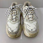 バレンシアガ BALENCIAGA Triple S メンズ靴 スニーカー ロゴ ホワイト 27cm 201-shoes805
