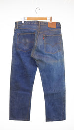 リーバイス Levi's 70s 505-0217 66前期 最初期 ボタン裏5 スレーキスタンプ 42TALON 70's デニム ブルー W36 103MB-587
