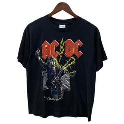 【曜日割引対象外】 バンド band 80's 80s 80年代 1986 AC/DC Who Made Who Tour Band T-shirt Tシャツ ブラック Mサイズ 201MT-3613 VB