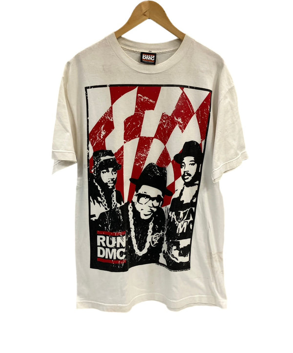 ヴィンテージ vintage 00s 00's RUN DMC official ©2008 ラップT rap tee promo tee Tシャツ ホワイト Lサイズ 101MT-3539