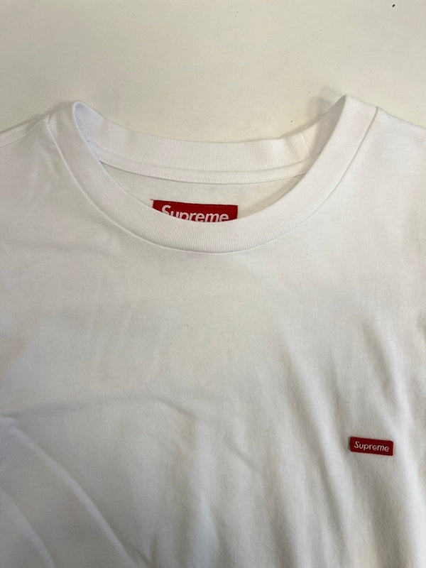 シュプリーム SUPREME Small Box Logo L/S Tee White スモールボックスロゴ 白 ロンT ホワイト Lサイズ 101MT-5255