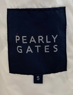 パーリーゲイツ PEARLY GATES 2WAY 千鳥格子 ダウン ベスト 053-8220009 ジャケット ブラック 5サイズ 201MT-2373