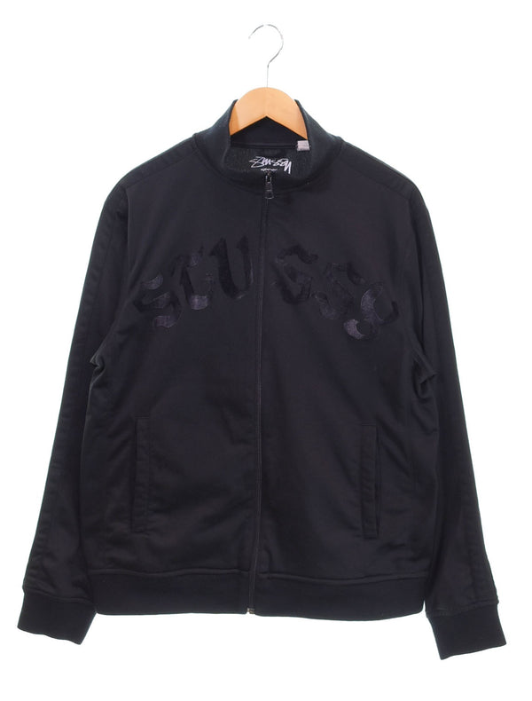 ステューシー STUSSY 00s 00's OLD STUSSY アーチロゴ トラックジャケット 2000年代 オールド 裏原 ジャケット ブラック Lサイズ 103MT-2574