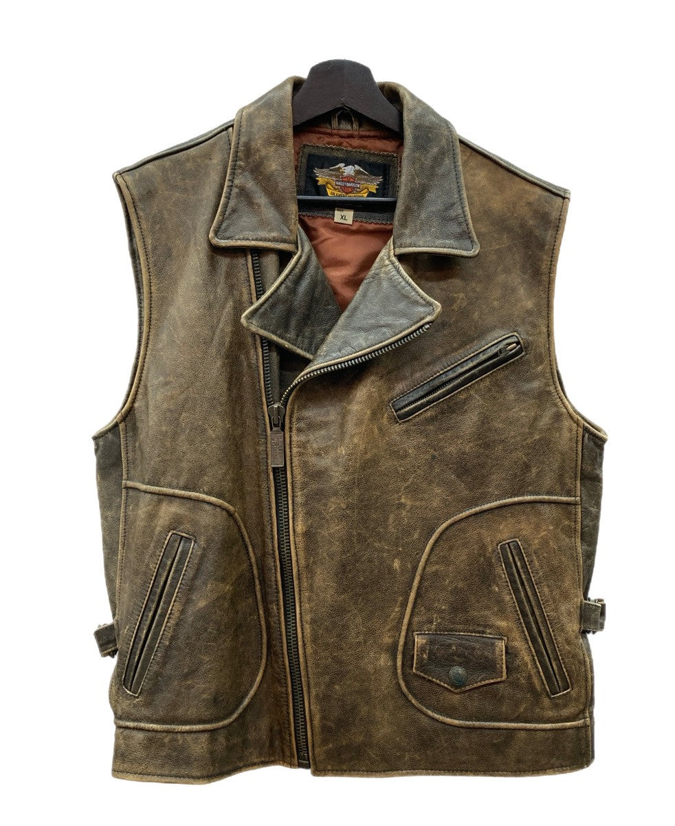 ハーレーダビッドソン HARLEY DAVIDSON ライダースベスト レザーベスト