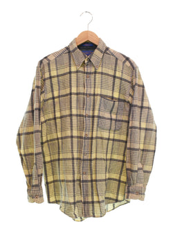 ペンドルトン PENDLETON 90s ウールボタンダウンシャツ Made in USA 90's USA製 長袖シャツ イエロー Mサイズ 103MT-3498