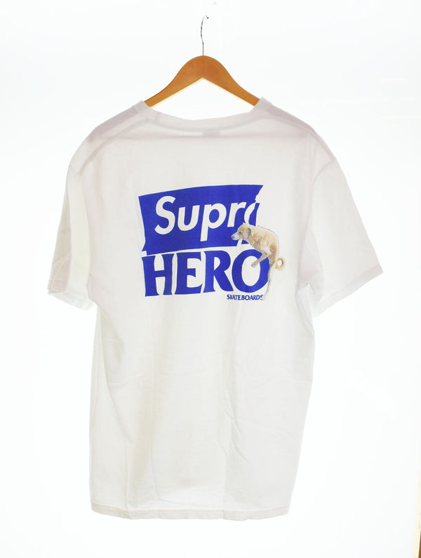 シュプリーム SUPREME 22SS ANTIHERO Dog Tee アンタイヒーロードッグ Tシャツ Tシャツ ホワイト Lサイズ 103MT-2485